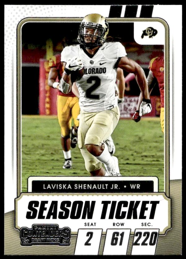 2021 Panini Contenders Draft Picks Laviska Shenault Jr. #98 (Front)