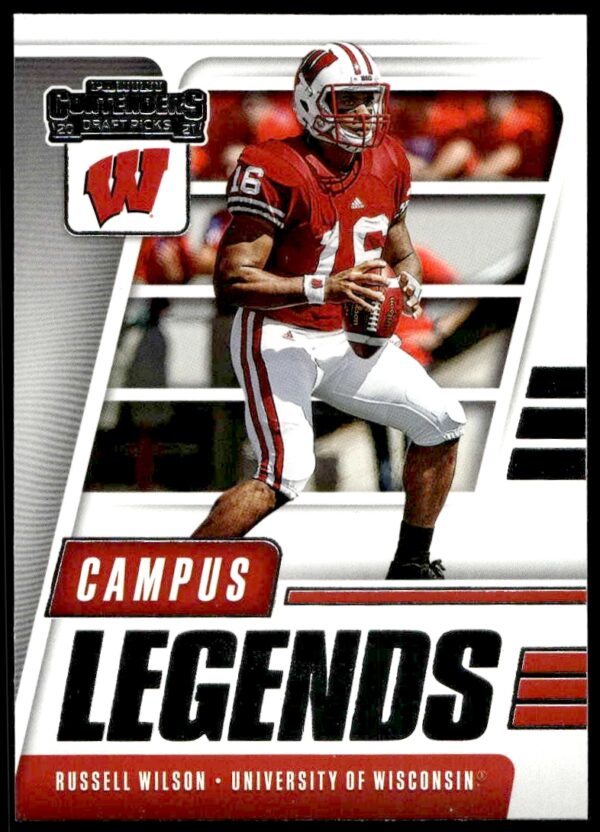 2021 Panini Contenders Draft Picks Russell Wilson Campus Legends #4 (Front)