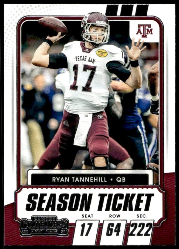 2021 Panini Contenders Draft Picks Ryan Tannehill #16 (Front)