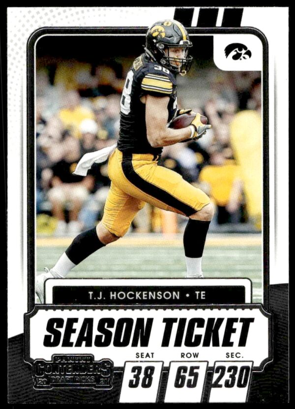 2021 Panini Contenders Draft Picks T.J. Hockenson #99 (Front)