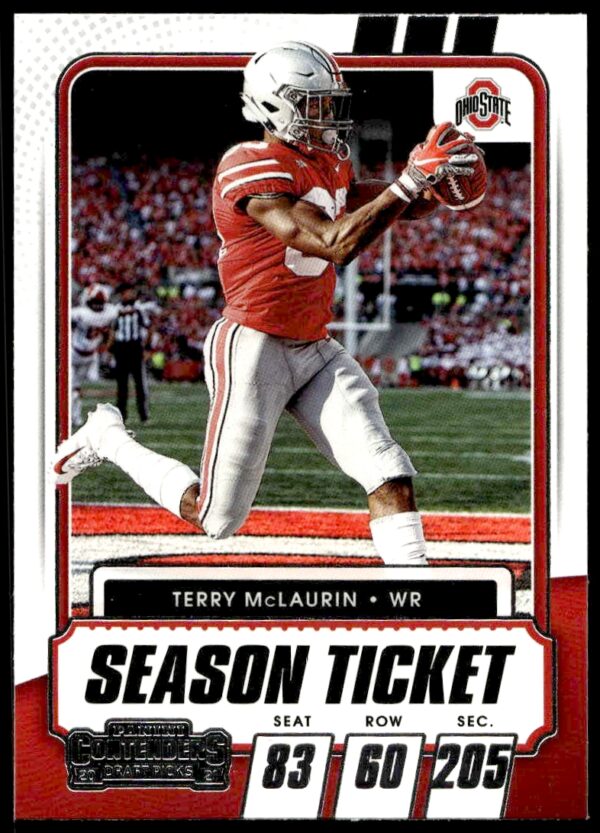 2021 Panini Contenders Draft Picks Terry McLaurin #34 (Front)