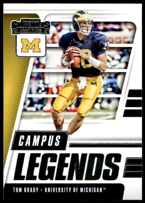 2021 Panini Contenders Draft Picks Tom Brady Campus Legends #7 (Front)