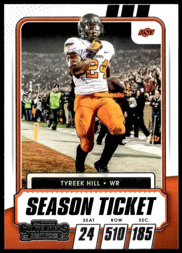 2021 Panini Contenders Draft Picks Tyreek Hill #29 (Front)