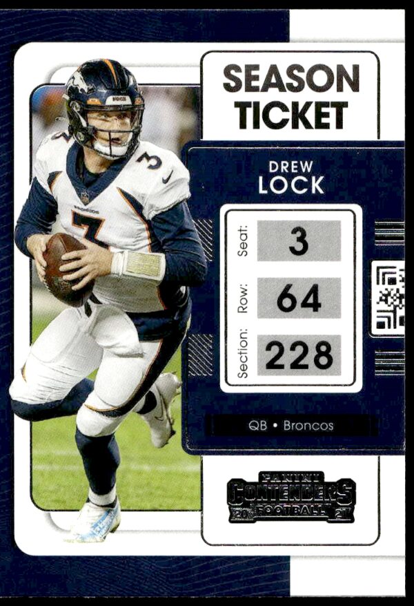 2021 Panini Contenders Drew Lock #28 (Front)