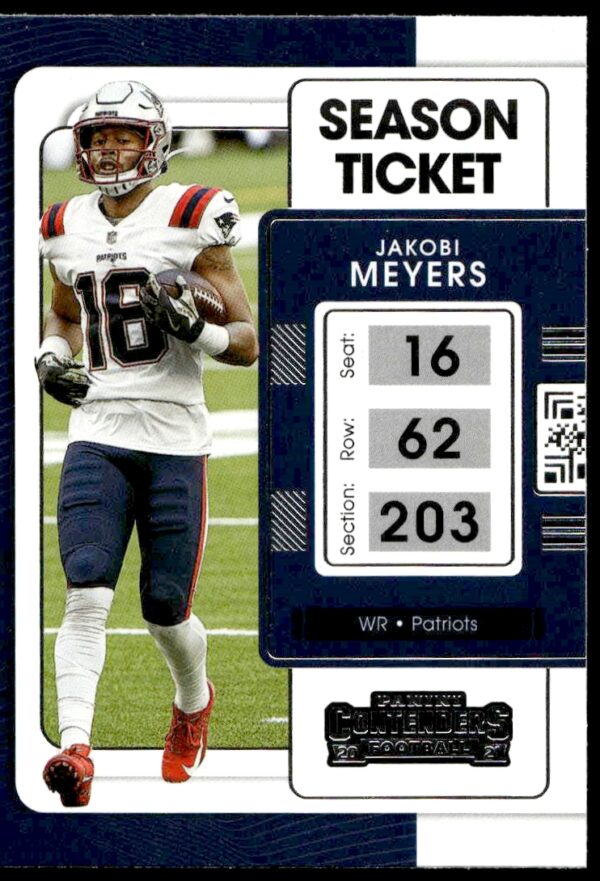 2021 Panini Contenders Jakobi Meyers #68 (Front)