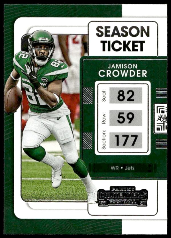 2021 Panini Contenders Jamison Crowder #78 (Front)