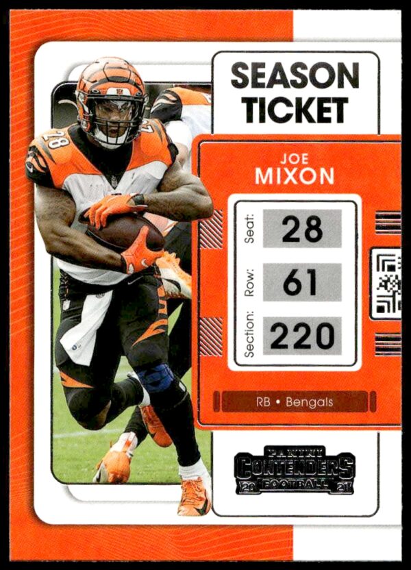 2021 Panini Contenders Joe Mixon #21 (Front)