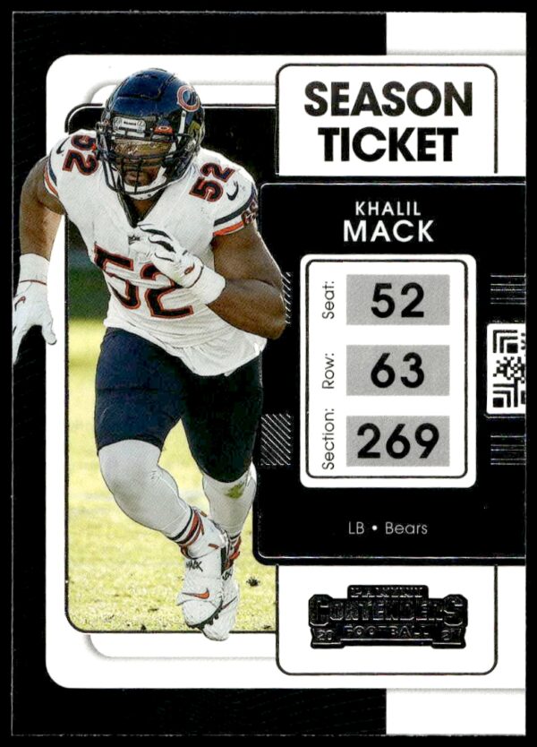 2021 Panini Contenders Khalil Mack #16 (Front)