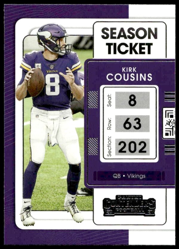 2021 Panini Contenders Kirk Cousins #64 (Front)