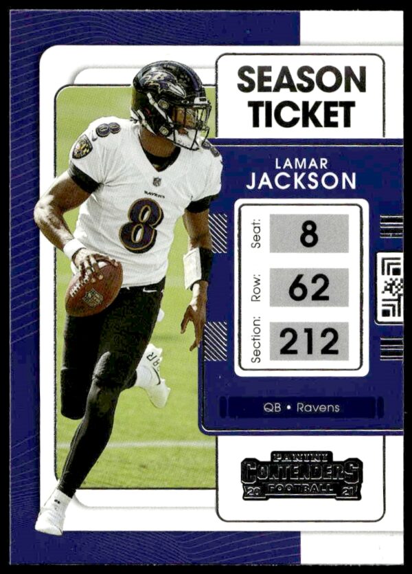 2021 Panini Contenders Lamar Jackson #7 (Front)