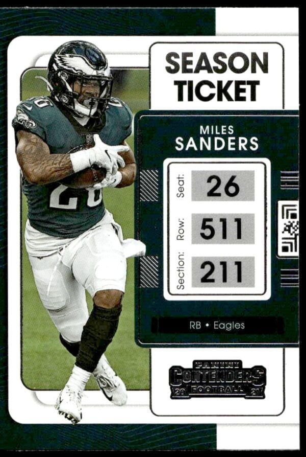 2021 Panini Contenders Miles Sanders #80 (Front)