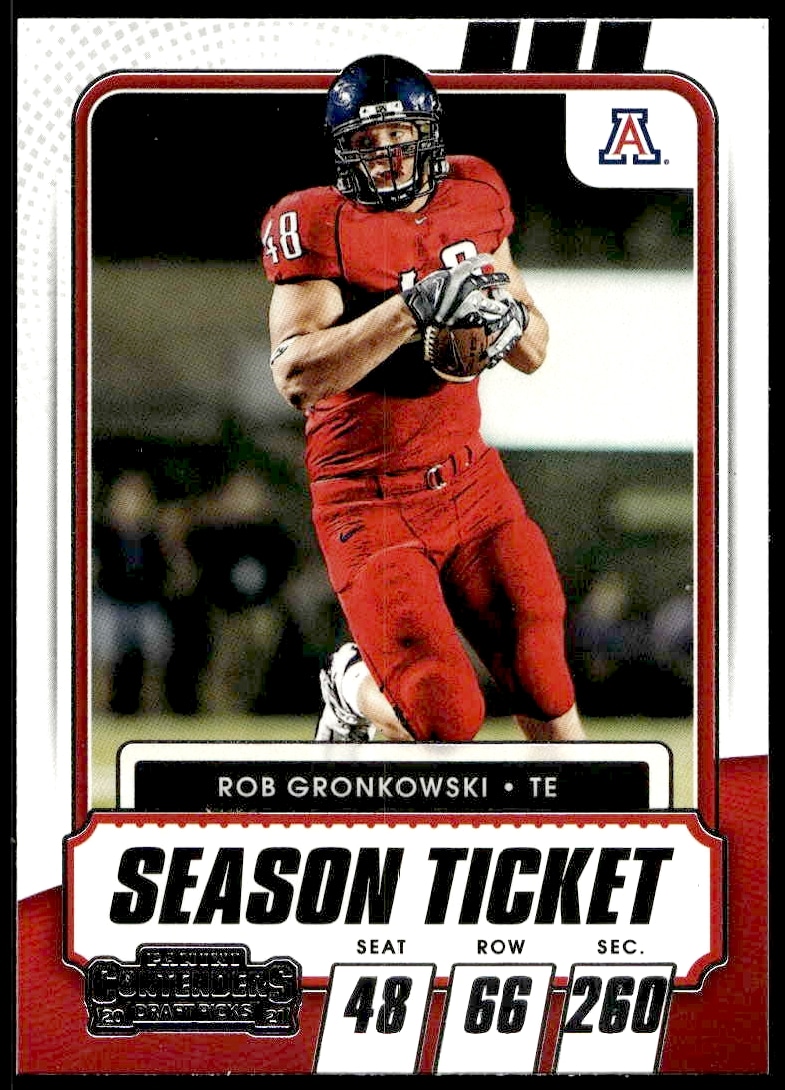 2021 Panini Contenders Rob Gronkowski #100 (Front)