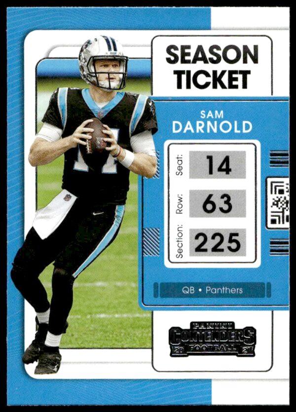 2021 Panini Contenders Sam Darnold #13 (Front)