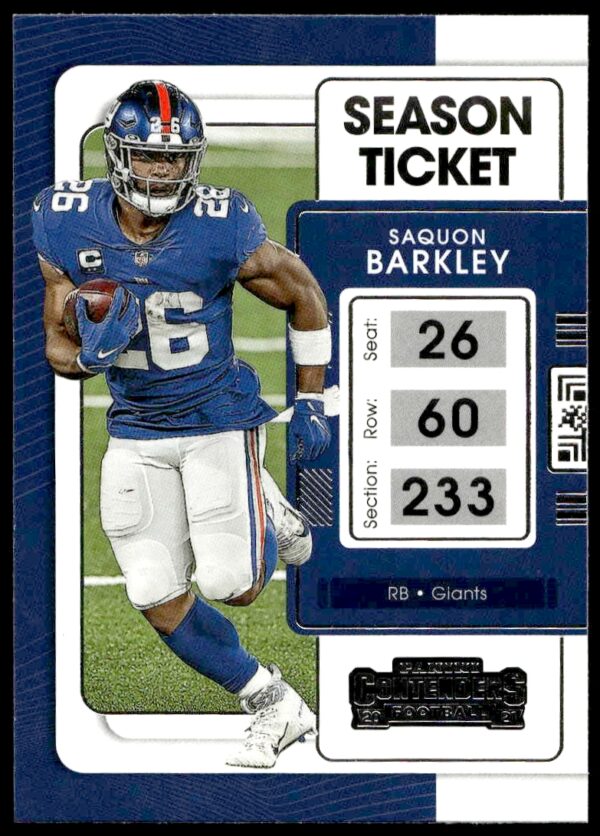 2021 Panini Contenders Saquon Barkley #74 (Front)