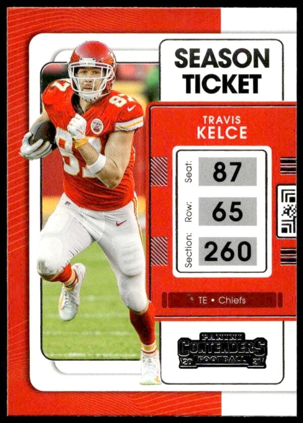 2021 Panini Contenders Travis Kelce #49 (Front)