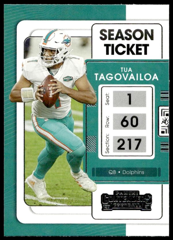 2021 Panini Contenders Tua Tagovailoa #60 (Front)