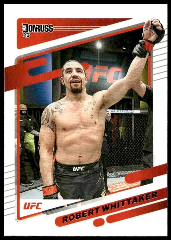 2022 Donruss UFC Robert Whittaker #28 (Front)