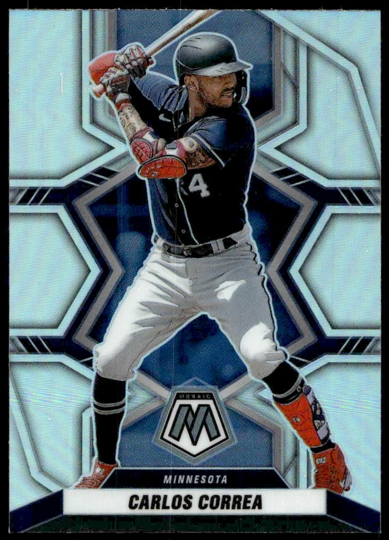 2022 Panini Mosaic Carlos Correa #123 (Front)