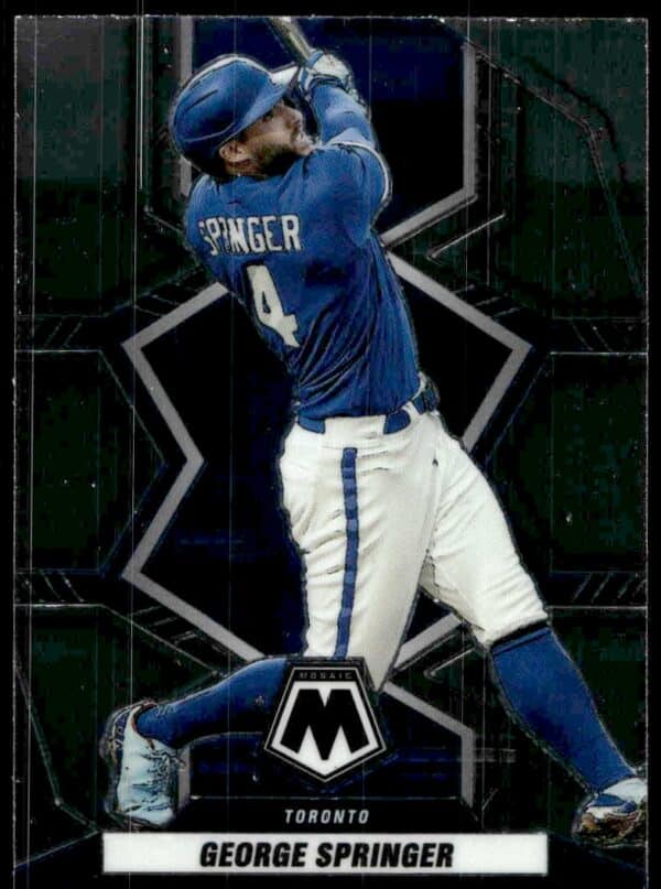 2022 Panini Mosaic George Springer #168 (Front)