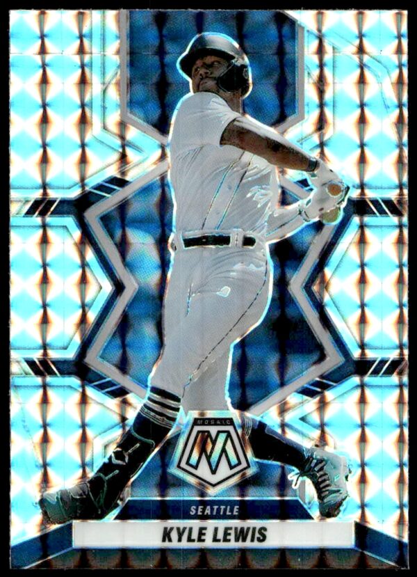 2022 Panini Mosaic Kyle Lewis Mosaic Prizm #61 (Front)