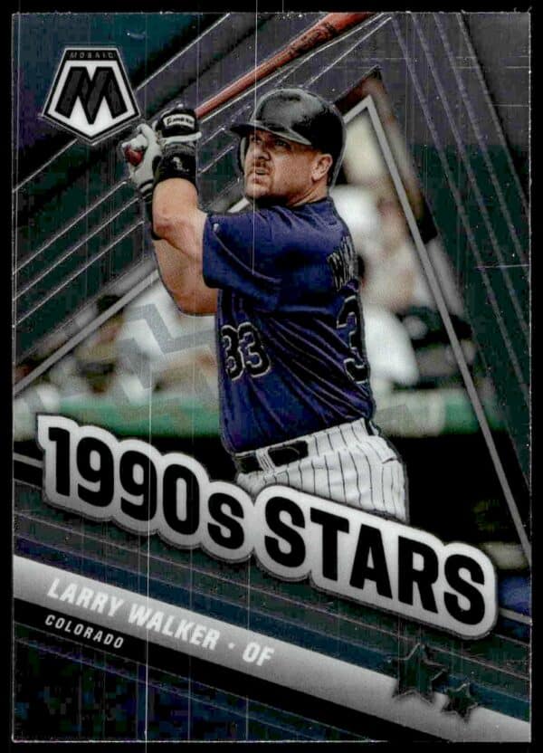 2022 Panini Mosaic Larry Walker 1990s Stars #294 (Front)