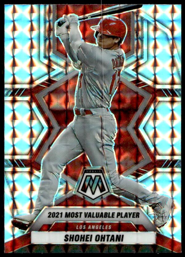 2022 Panini Mosaic Shohei Ohtani Mosaic Prizm #281 (Front)