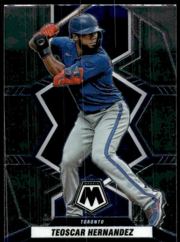 2022 Panini Mosaic Teoscar Hernandez #13 (Front)