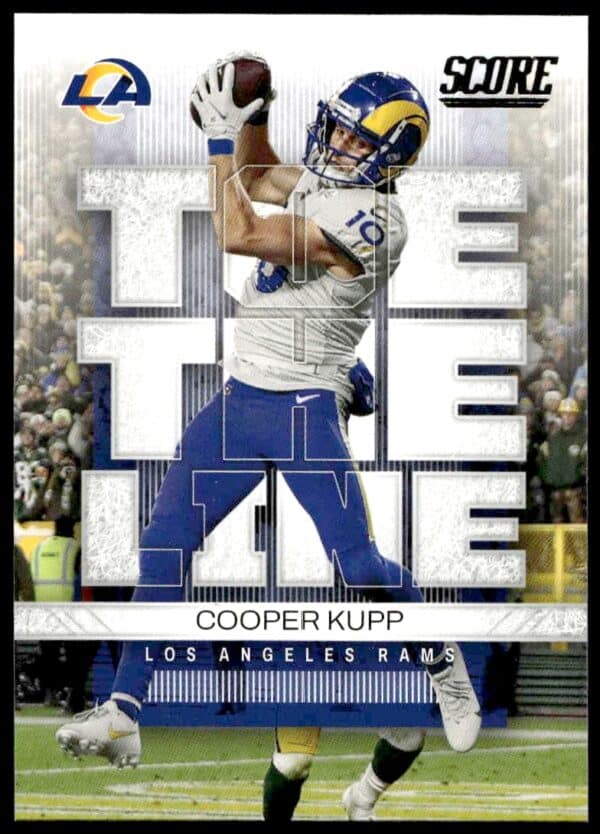 2022 Panini Score Cooper Kupp Toe the Line #TL-CK (Front)