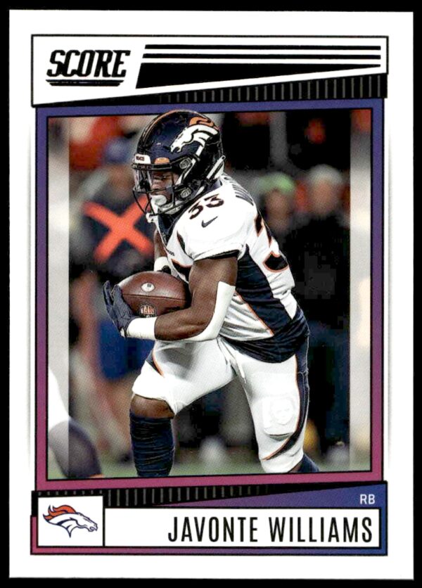 2022 Panini Score Javonte Williams #79 (Front)