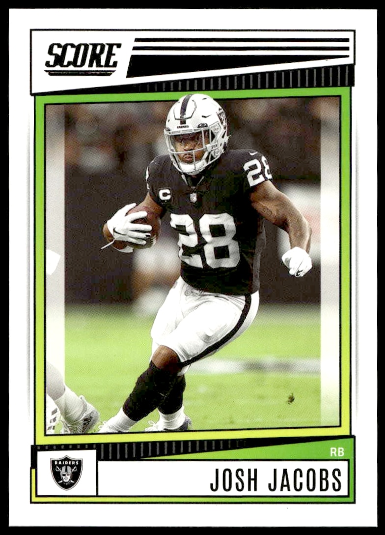 2022 Panini Score Josh Jacobs #126 (Front)