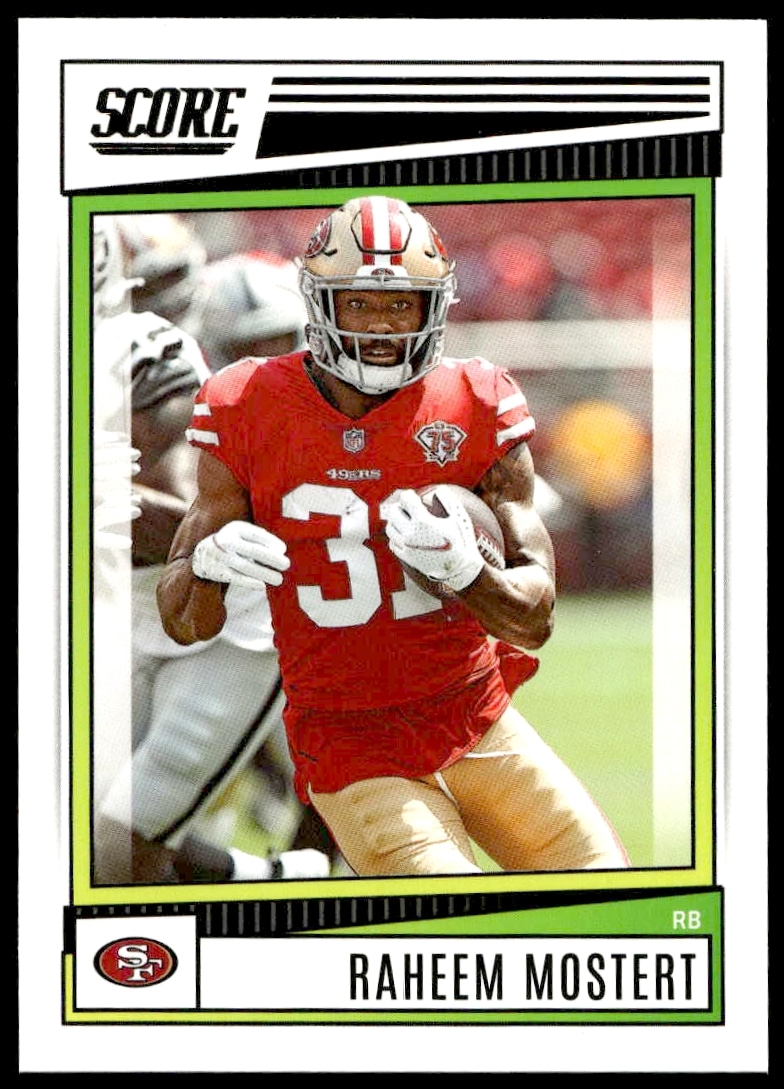 2022 Panini Score Raheem Mostert #168 (Front)