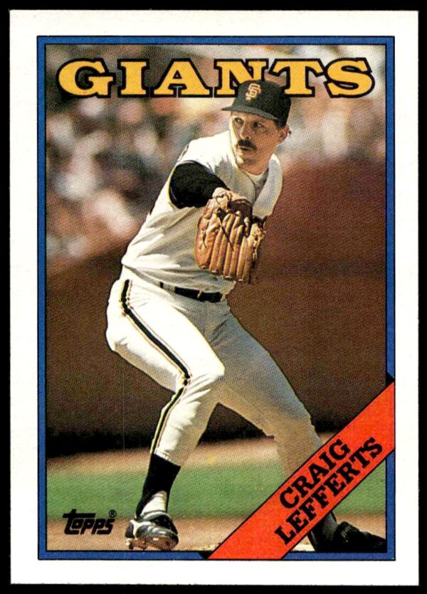 1988 Topps Craig Lefferts #734 (Front)