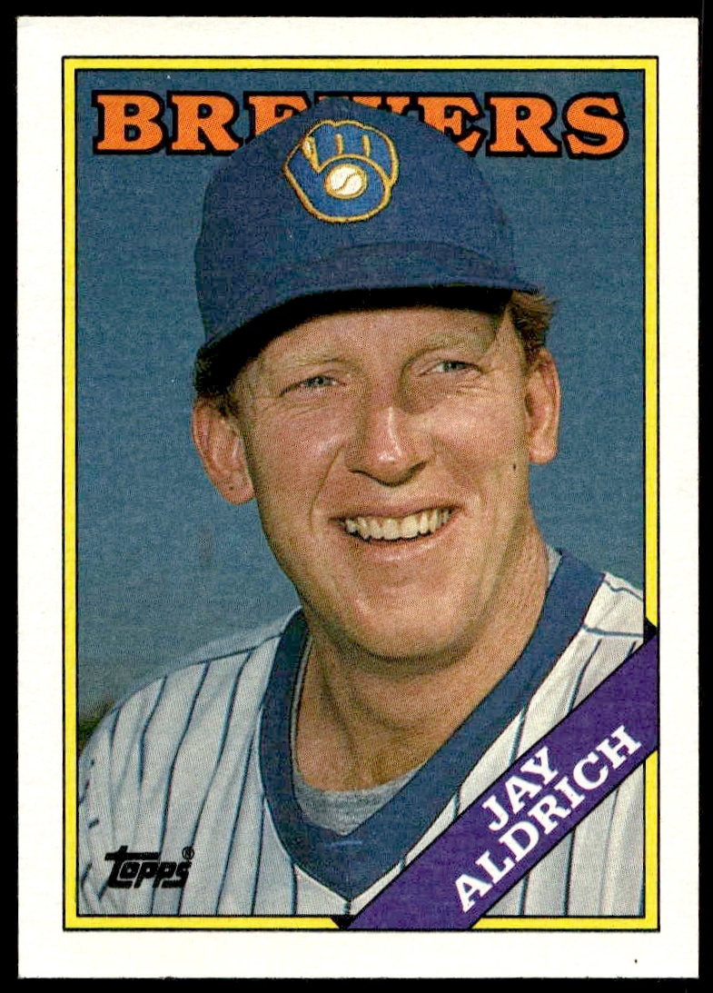 1988 Topps Jay Aldrich #616 (Front)