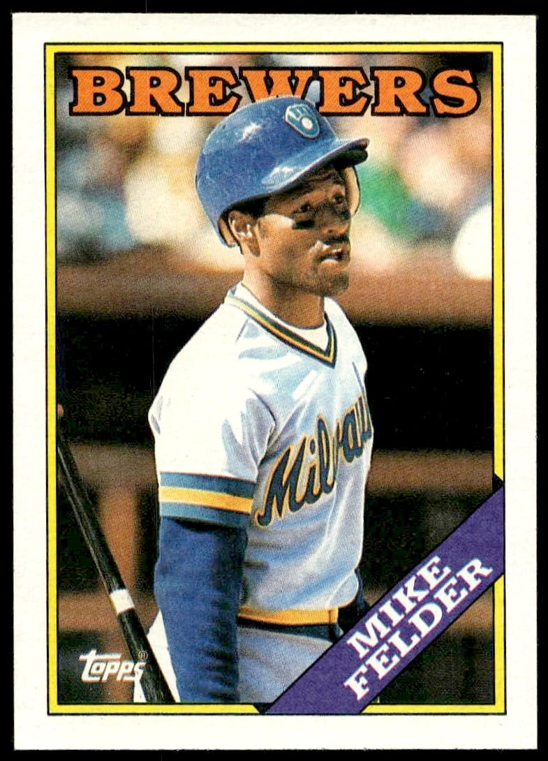 1988 Topps Mike Felder #718 (Front)