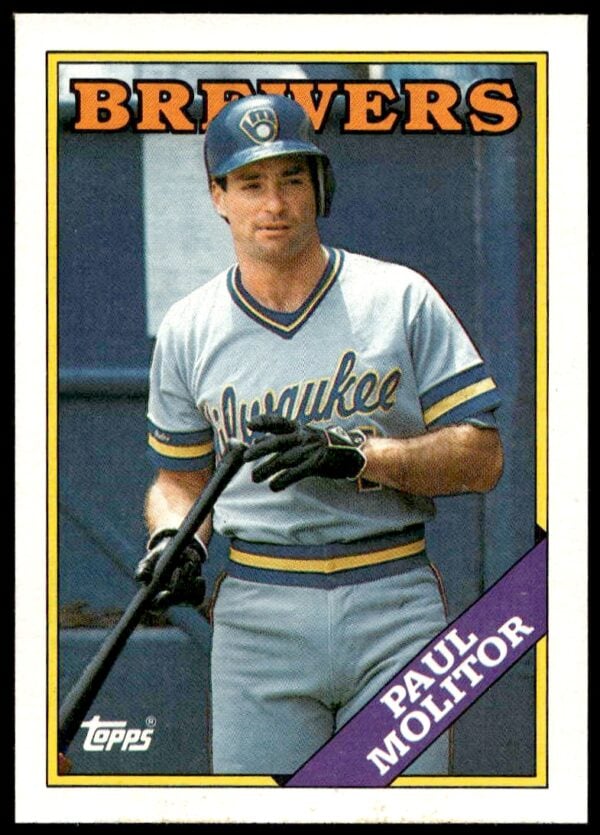 1988 Topps Paul Molitor #465 (Front)