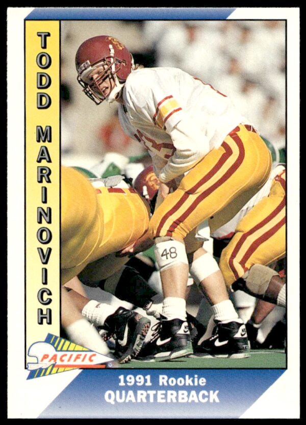 1991 Pacific Todd Marinovich #189 (Front)