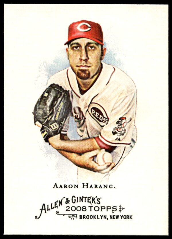 2008 Topps Allen & Ginter Aaron Harang #215 (Front)