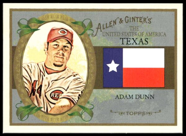 2008 Topps Allen & Ginter Adam Dunn United States #US43 (Front)