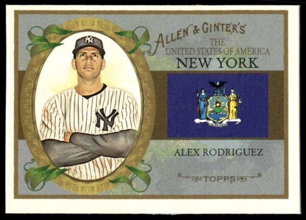 2008 Topps Allen & Ginter Alex Rodriguez United States #US32 (Front)