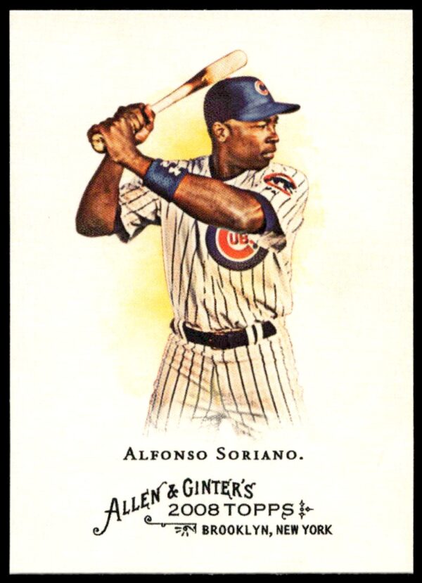 2008 Topps Allen & Ginter Alfonso Soriano #160 (Front)