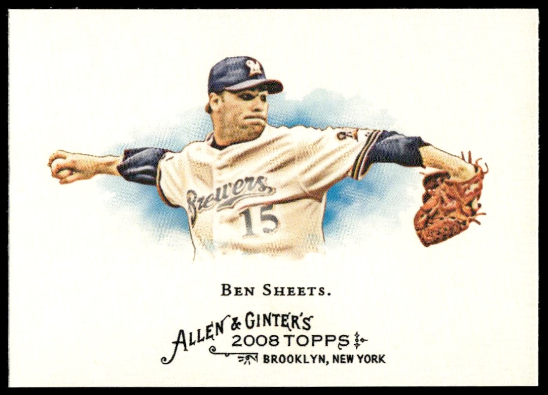 2008 Topps Allen & Ginter Ben Sheets #57 (Front)