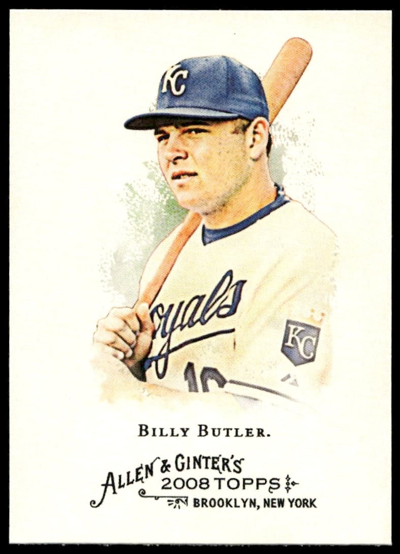 2008 Topps Allen & Ginter Billy Butler #127 (Front)