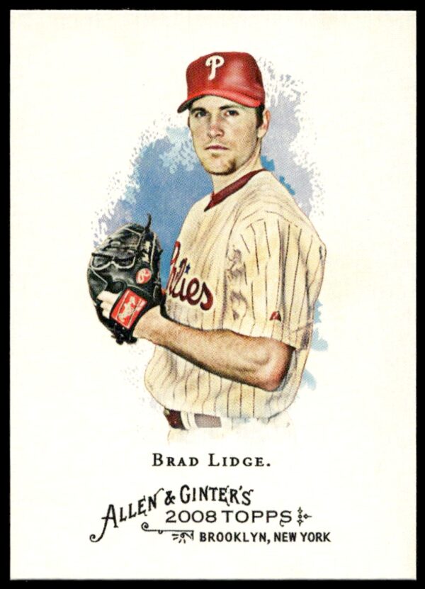 2008 Topps Allen & Ginter Brad Lidge #302 (Front)