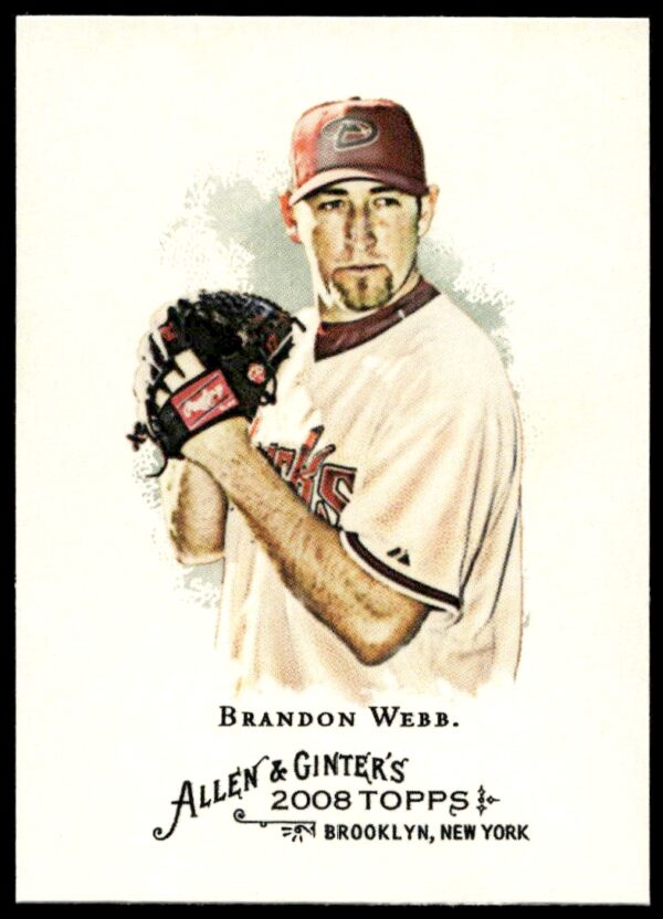 2008 Topps Allen & Ginter Brandon Webb #280 (Front)