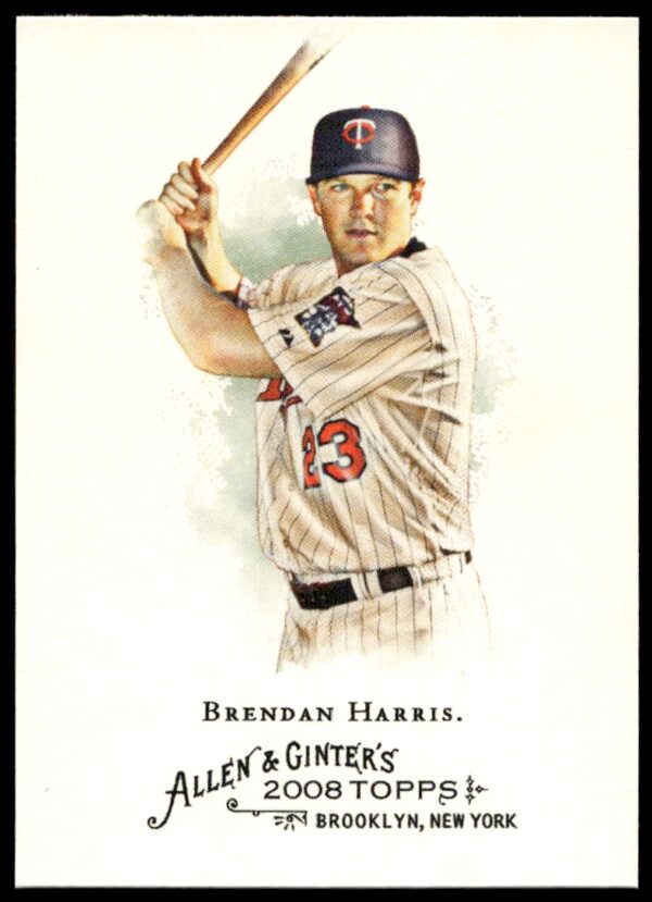 2008 Topps Allen & Ginter Brendan Harris #213 (Front)