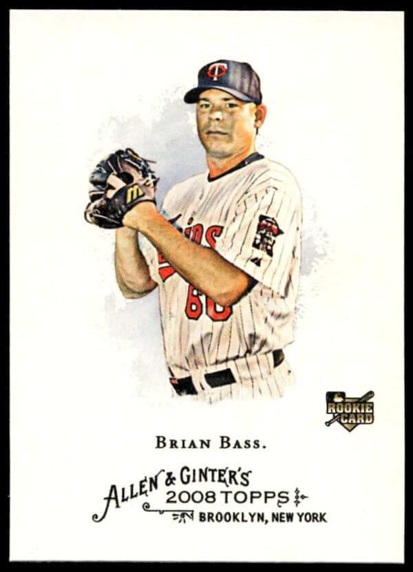 2008 Topps Allen & Ginter Brian Bass #8 (Front)