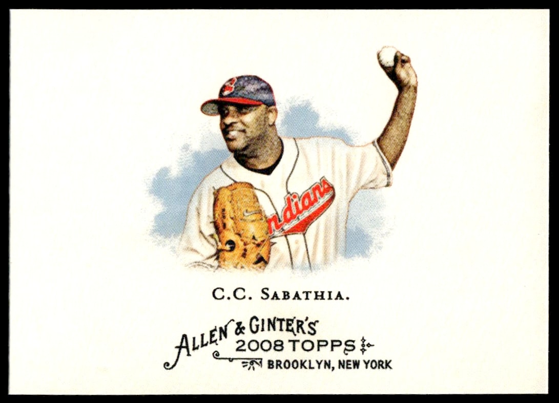 2008 Topps Allen & Ginter CC Sabathia #5 (Front)