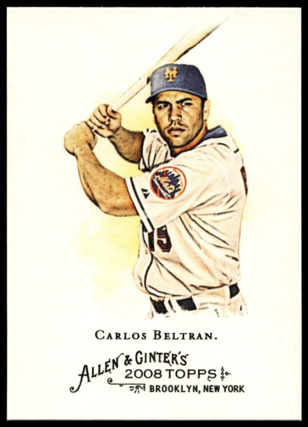 2008 Topps Allen & Ginter Carlos Beltran #230 (Front)