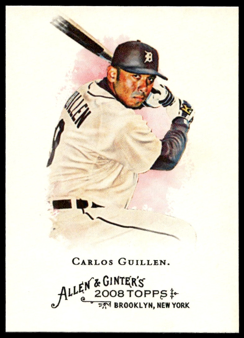 2008 Topps Allen & Ginter Carlos Guillen #245 (Front)