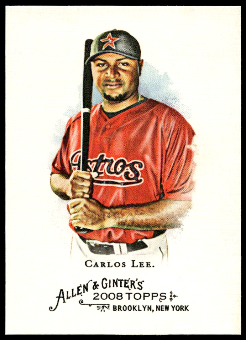 2008 Topps Allen & Ginter Carlos Lee #210 (Front)
